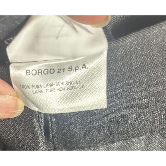 Giorgio Armani Borgo 21 Black  100% New Wool Pants Italy Made Women's 42‎ US 6 - Picture 9 of 9